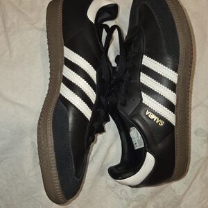 Adidas OG Samba Black Leather Sneakers Size 5.5 Mens